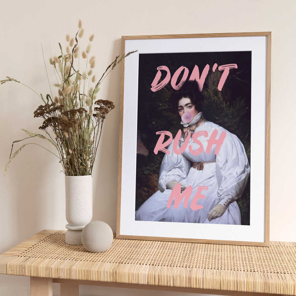 Dontrushme24p Ratioiso - Art Print by Talitha McQueen
