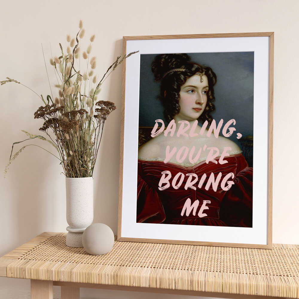 Boringme Ratioiso - Art Print by Talitha McQueen