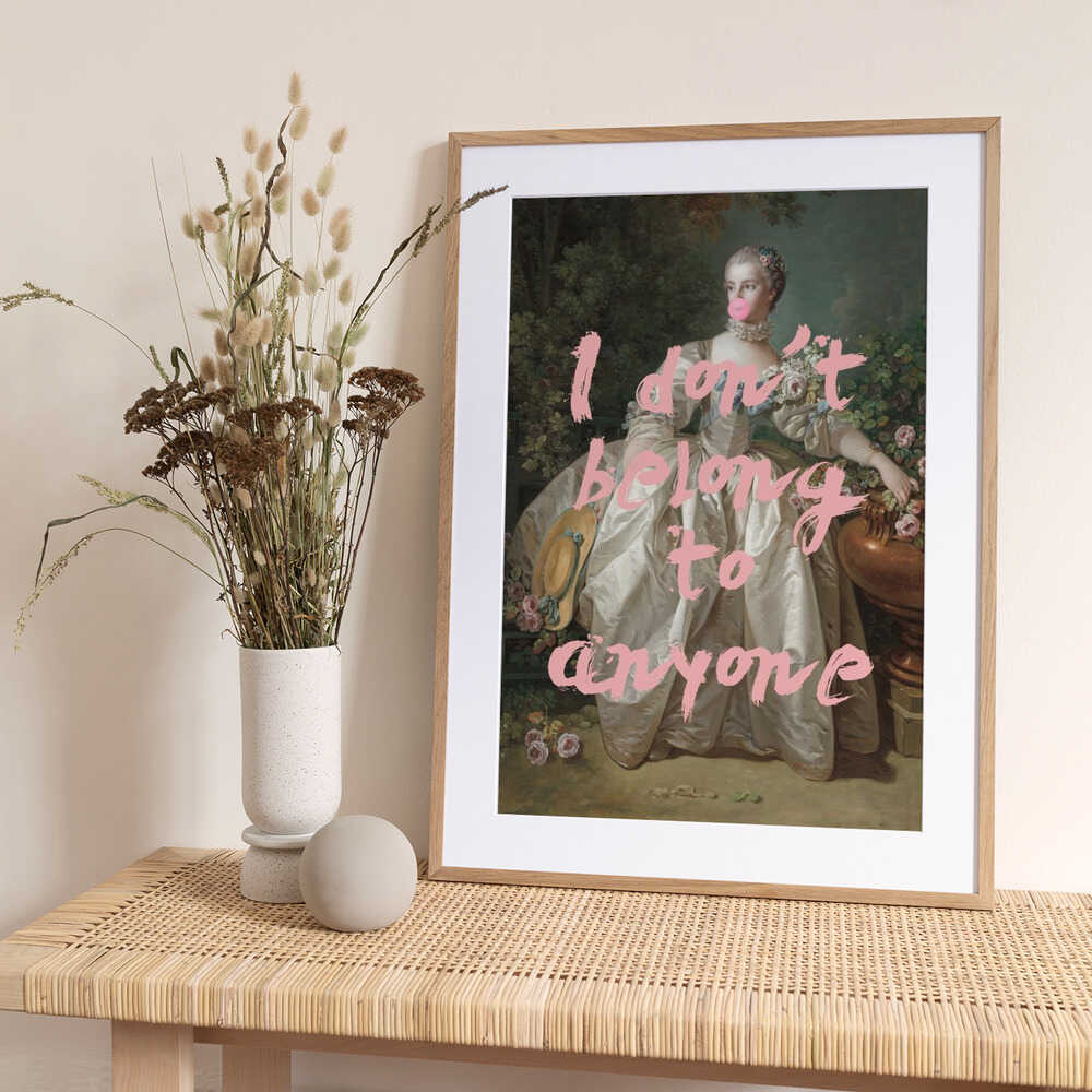Dontbelongtoanyone2 Ratioiso - Art Print by Talitha McQueen