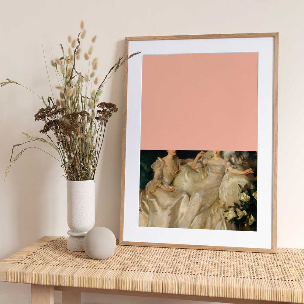 Ladiescoral Ratio2x3 - Art Print by Talitha McQueen