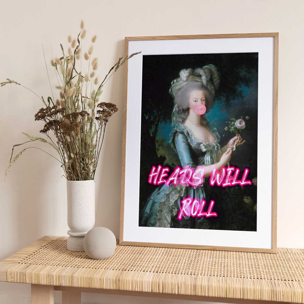 Headswillrollbg Ratio2x3 - Art Print by Talitha McQueen