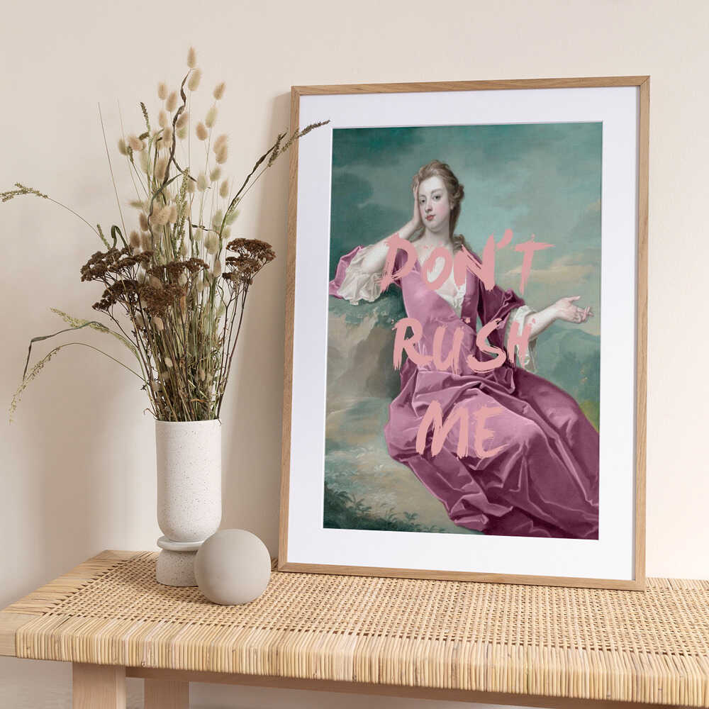 Dontrushmepink Ratio2x3 - Art Print by Talitha McQueen