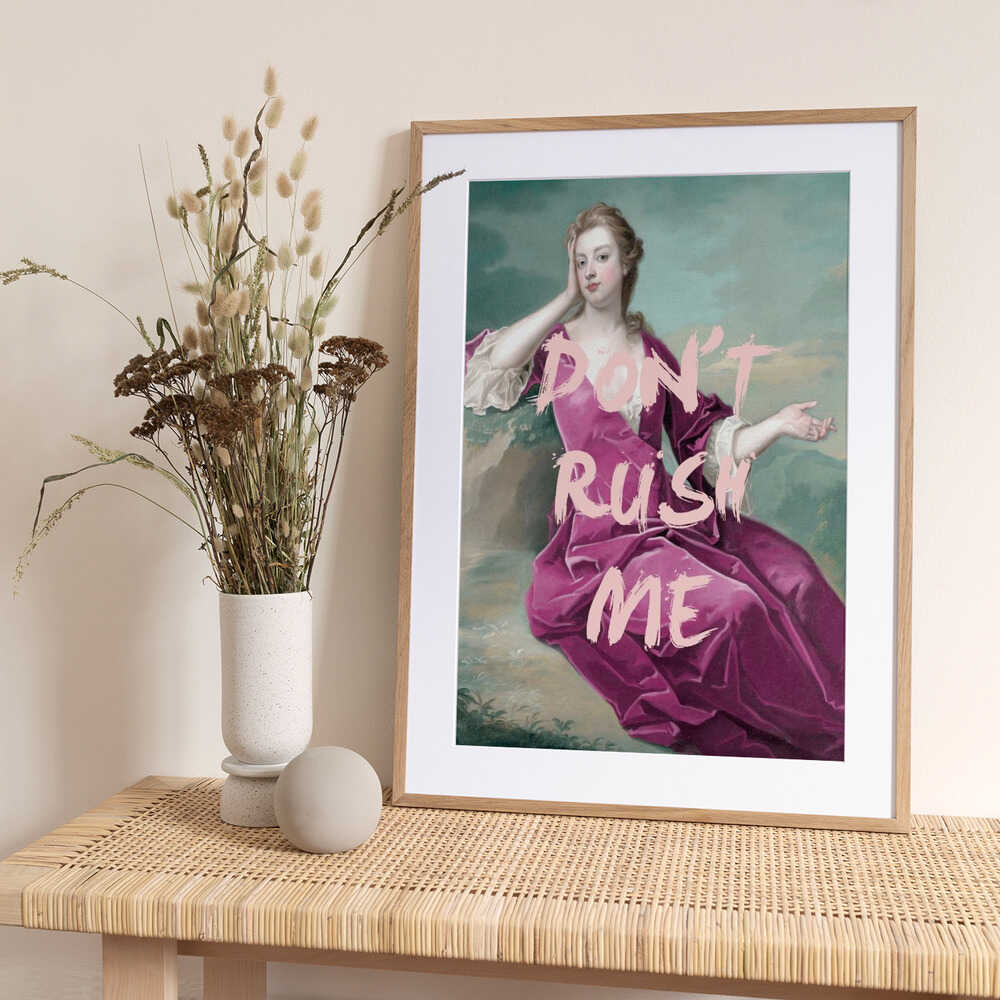 Dontrushmepurple Ratio2x3 - Art Print by Talitha McQueen