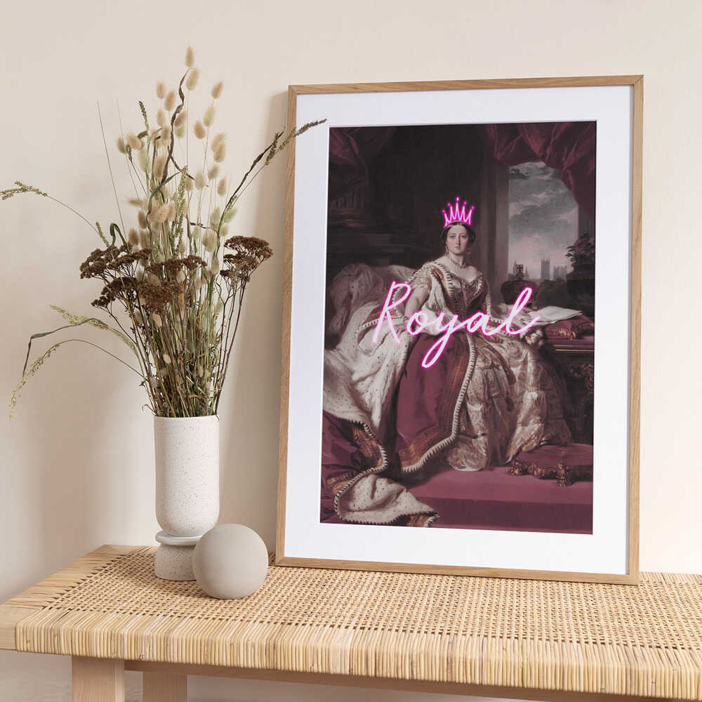 Queenvictorianeontext 2030 - Art Print by Talitha McQueen