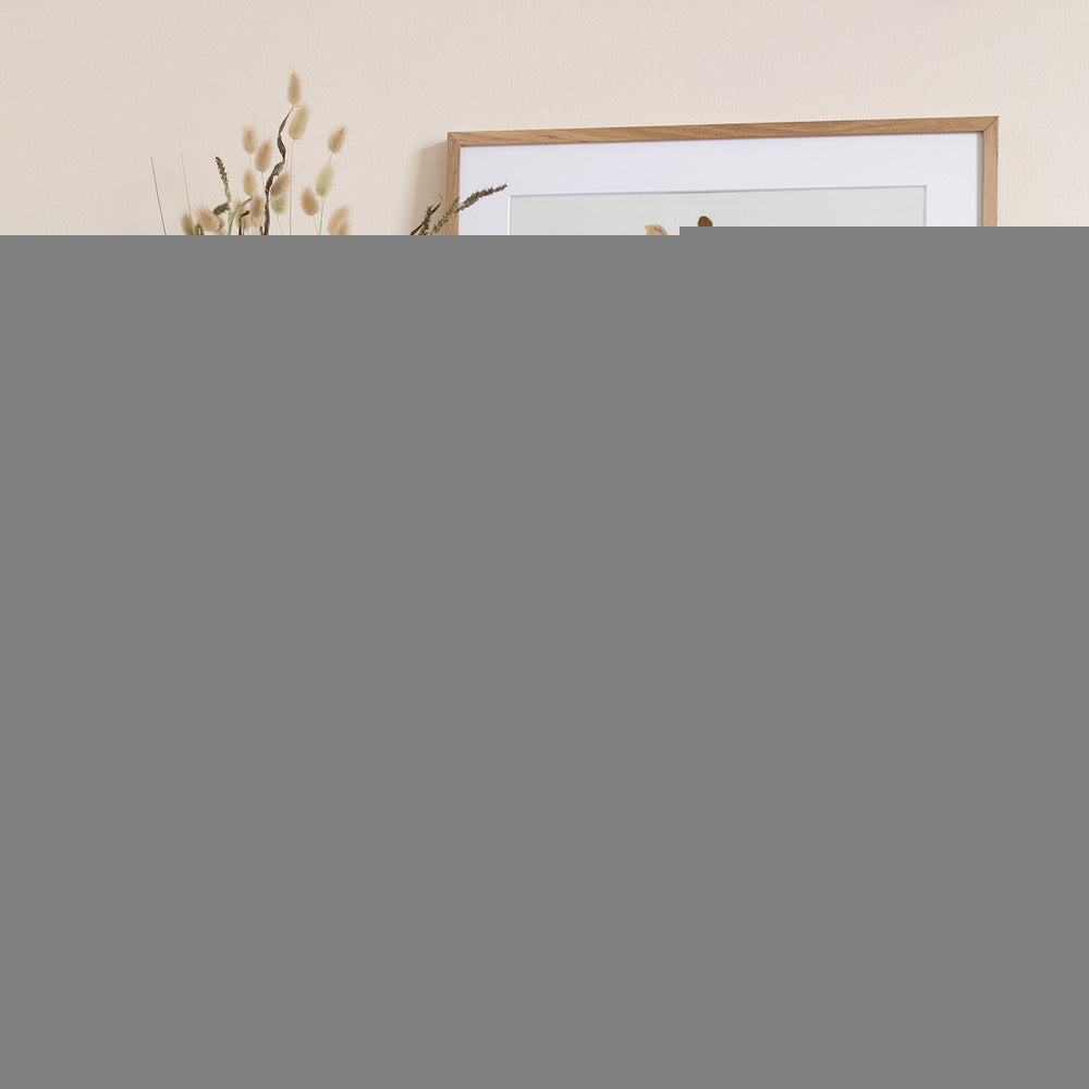 Giraffe with Flowers - Art Print by Lynnda Rakos