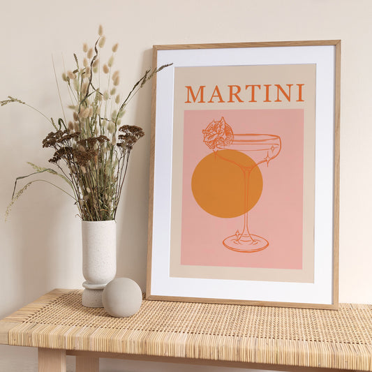 Martini Ratioiso - Art Print by Talitha McQueen