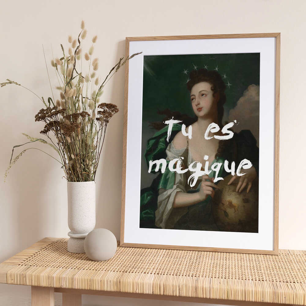 Tuesmagiquewhite Ratioiso - Art Print by Talitha McQueen