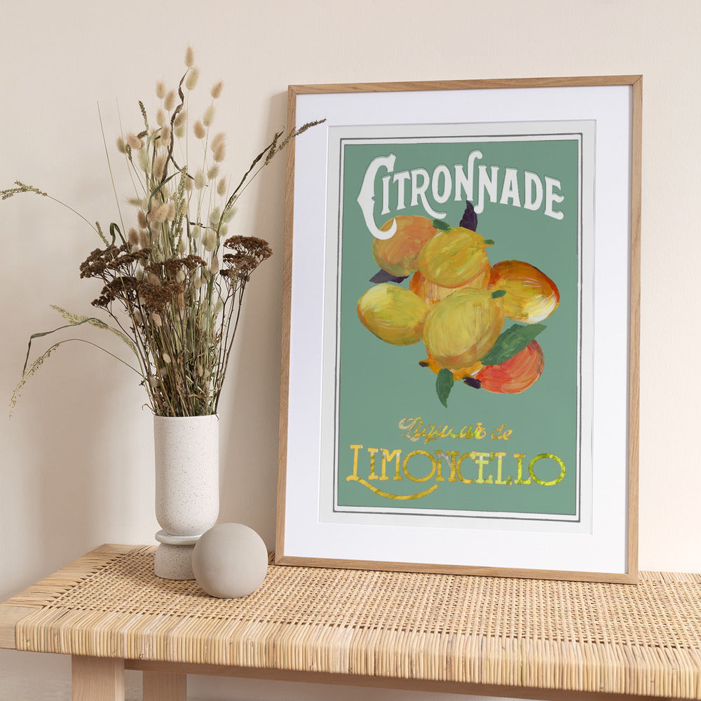 Citronnade Limoncello - Art Print by cartissi