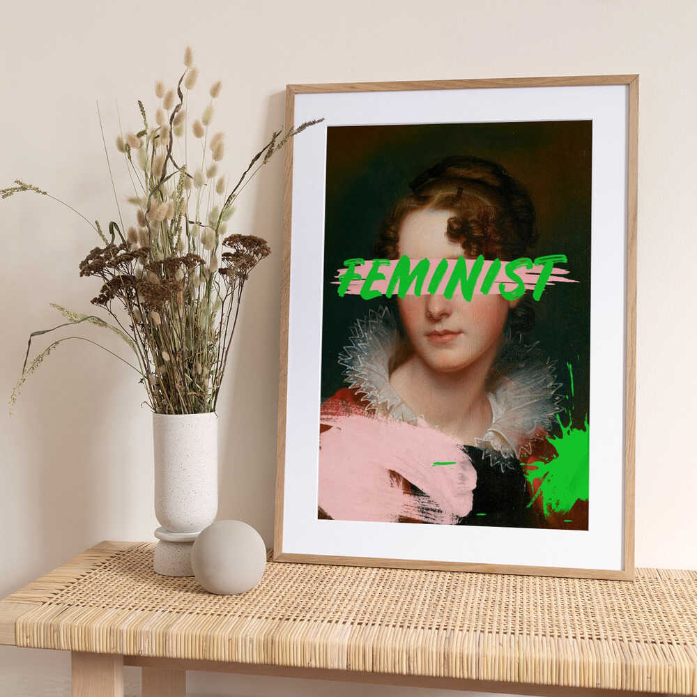 Feministportrait Ratioiso - Art Print by Talitha McQueen