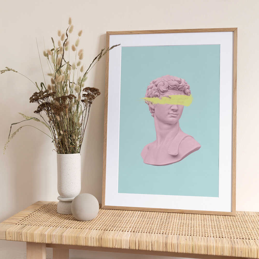 Davidbluepink Ratioiso - Art Print by Talitha McQueen