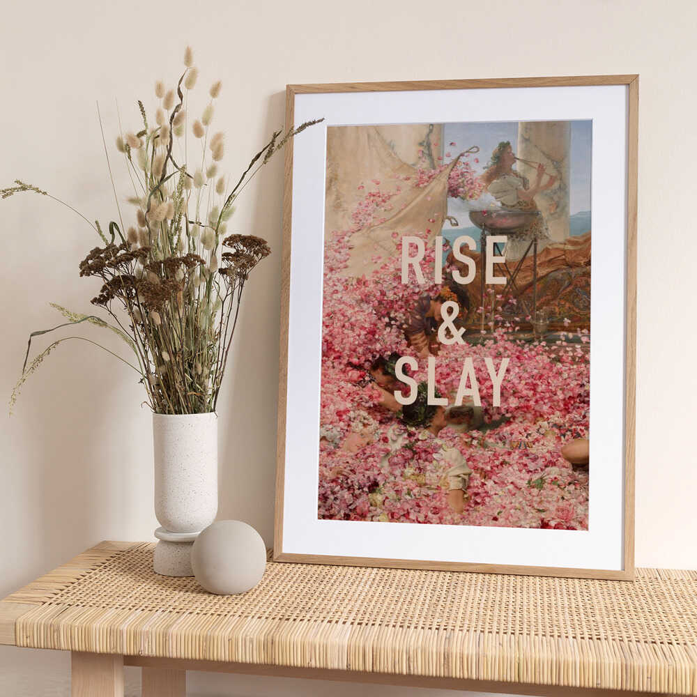Riseandslay4 Ratioiso - Art Print by Talitha McQueen