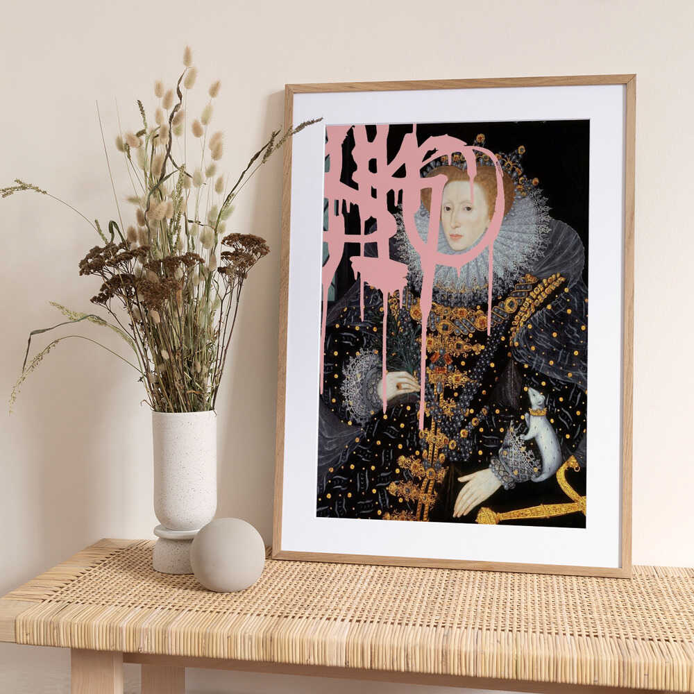 Elizabethpaintpink Ratio2x3 - Art Print by Talitha McQueen