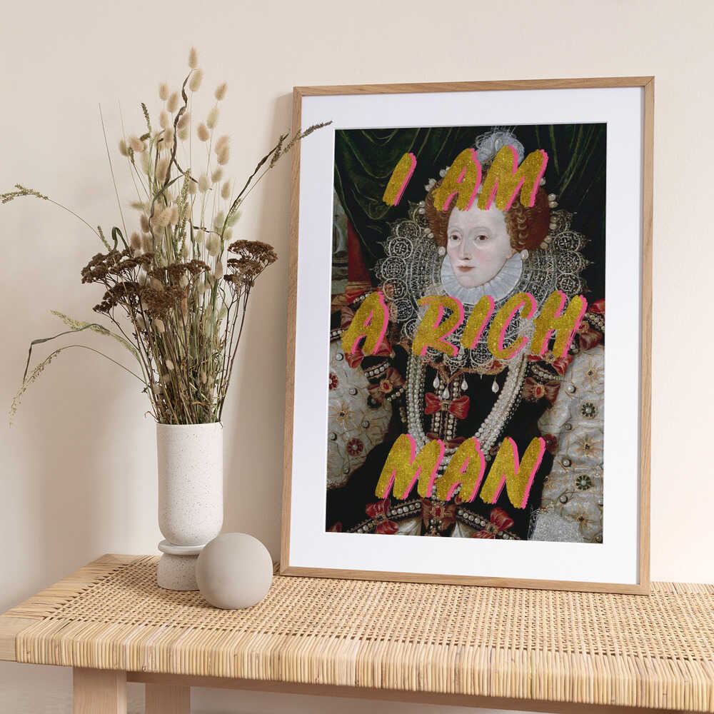 Queenelizabethrichman - Art Print by Talitha McQueen