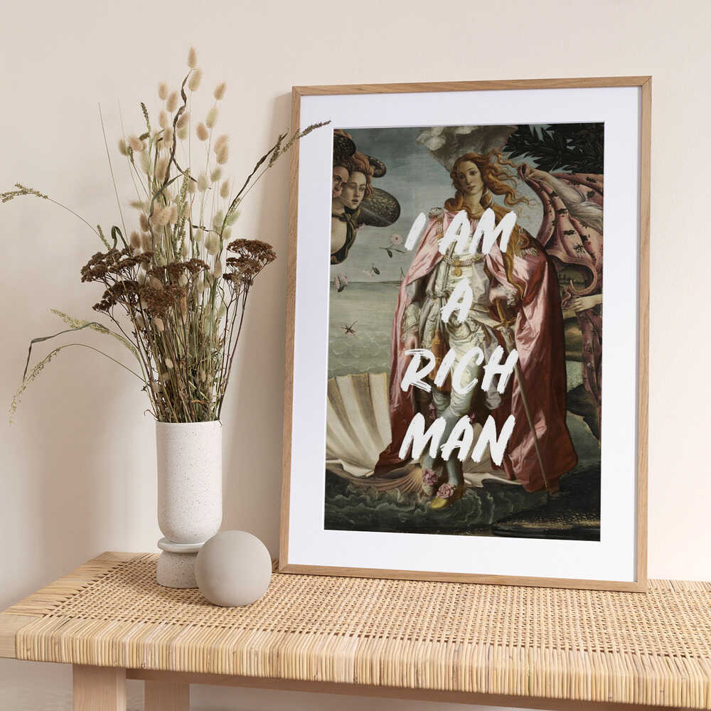 Venusrichman8wt - Art Print by Talitha McQueen