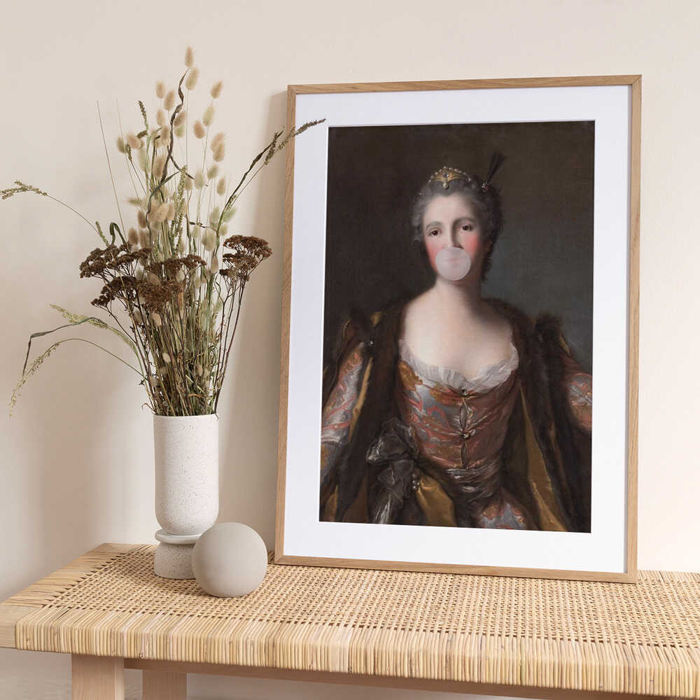 Bubblegumlady Ratio2x3 - Art Print by Talitha McQueen