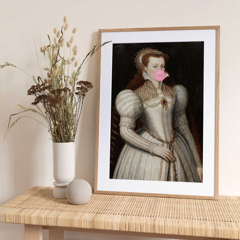 Ladybubblegum Ratioiso - Art Print by Talitha McQueen