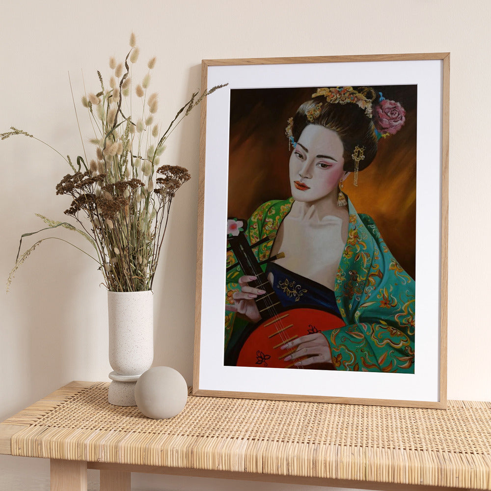 Geisha - Art Print by Anna Rita Angiolelli