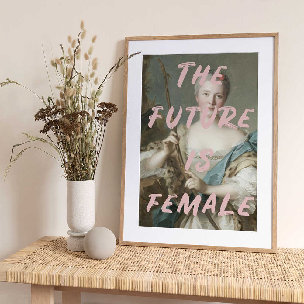 Thefutureisfemale Ratioiso - Art Print by Talitha McQueen