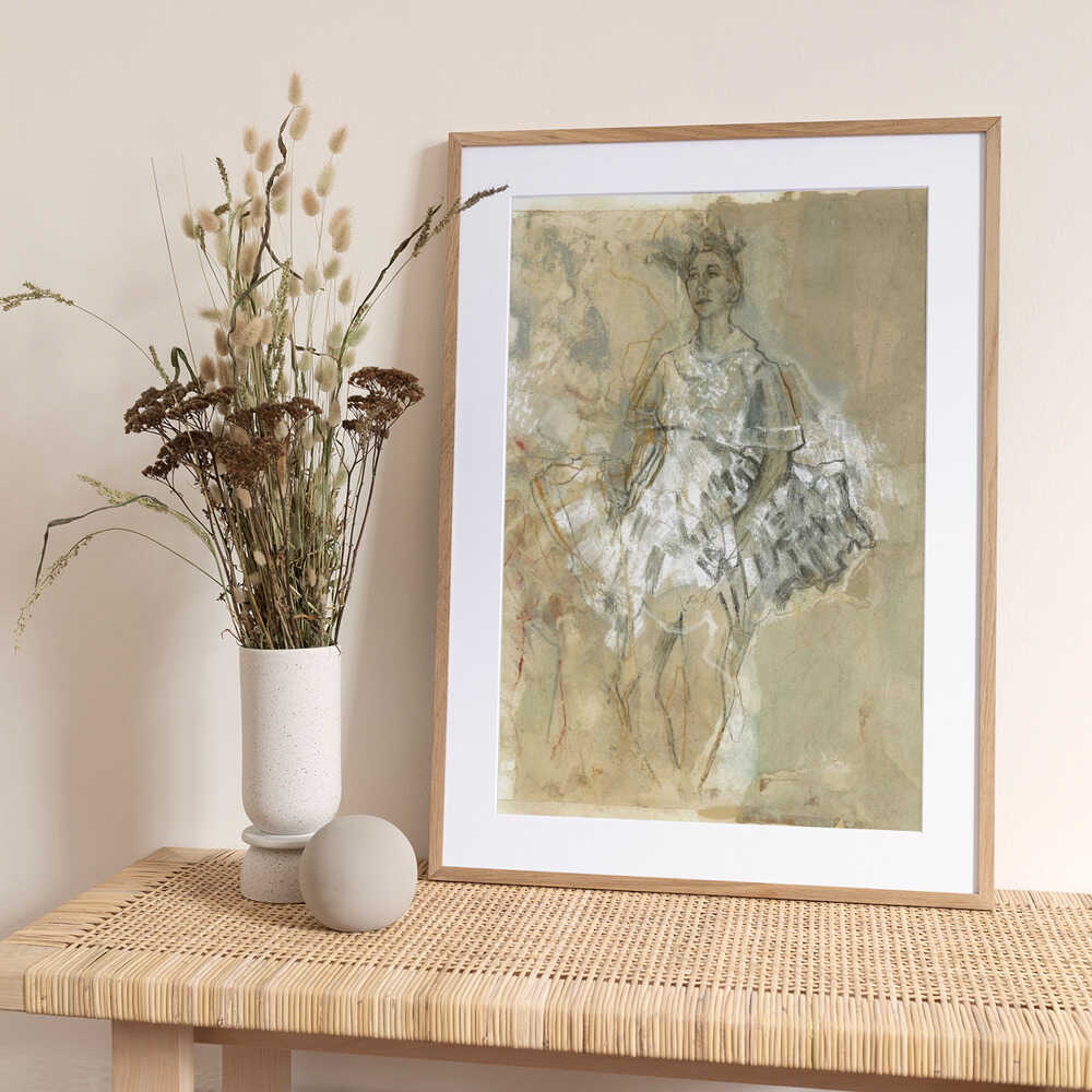 Ethereal Ballet Dancer - Art Print by Ute Rathmann