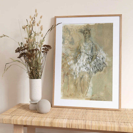 Ethereal Ballet Dancer - Art Print by Ute Rathmann