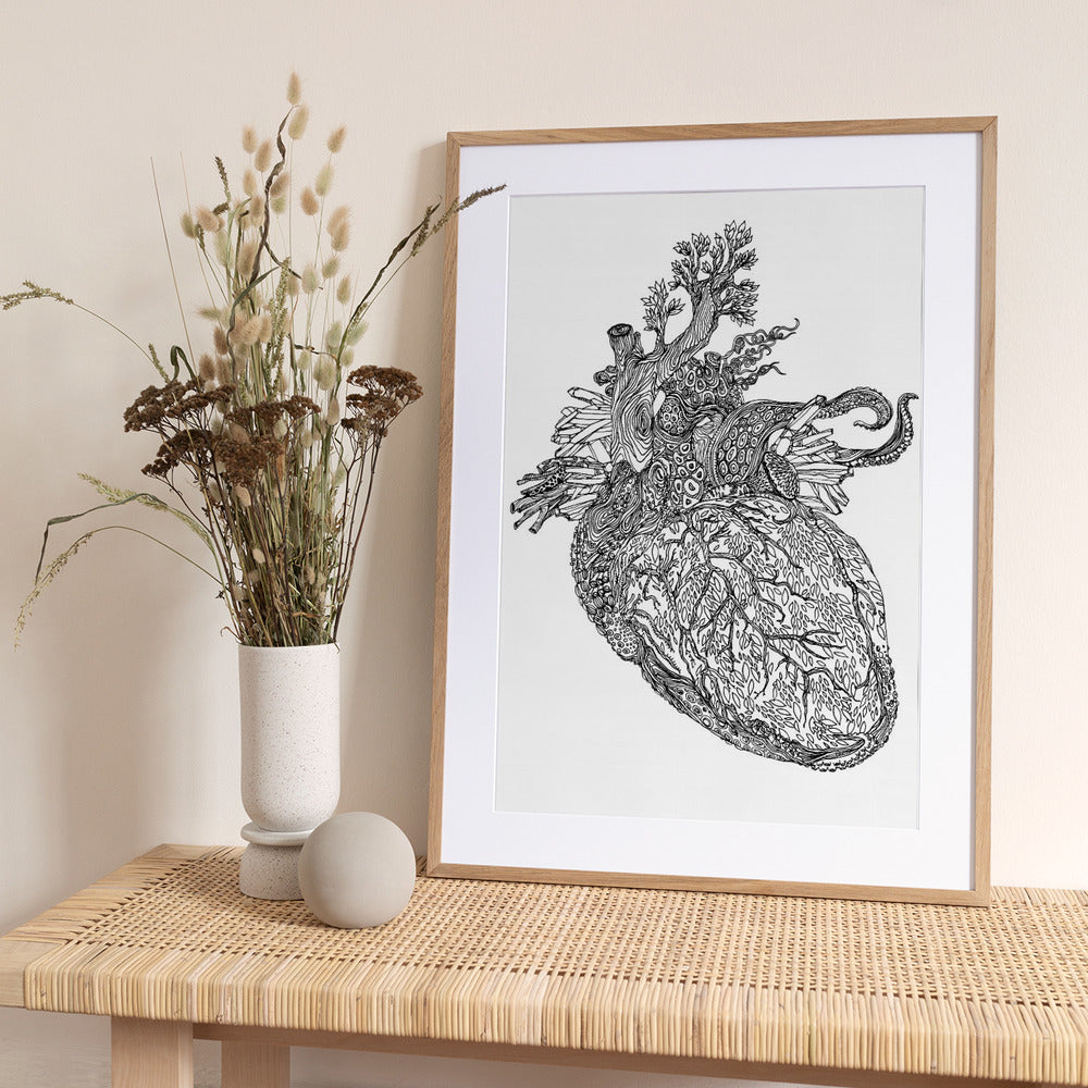 Heart of the Earth - Art Print by Nicole Bustamante