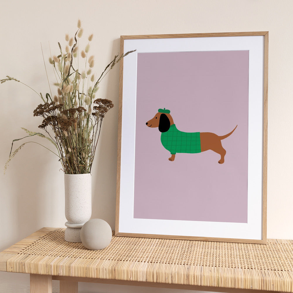 Dachshund - Art Print by Maren Gross