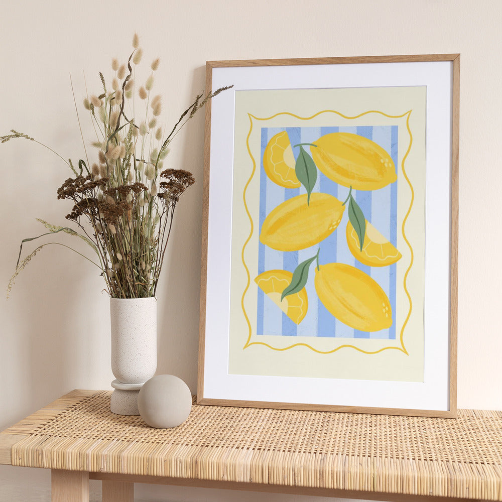 Lemons of Italy - Art Print by Melissa Donne