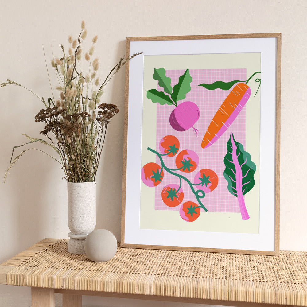 Veggies - Art Print by Melissa Donne