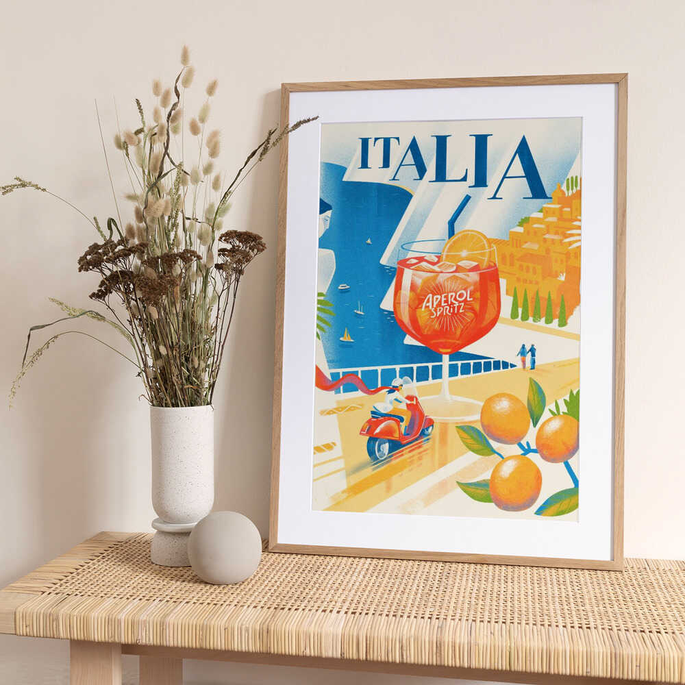 Italia - Travel Art Print by Mark Harrison