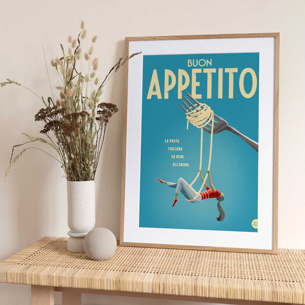 Buon Appetito - Art Print by Mark Harrison