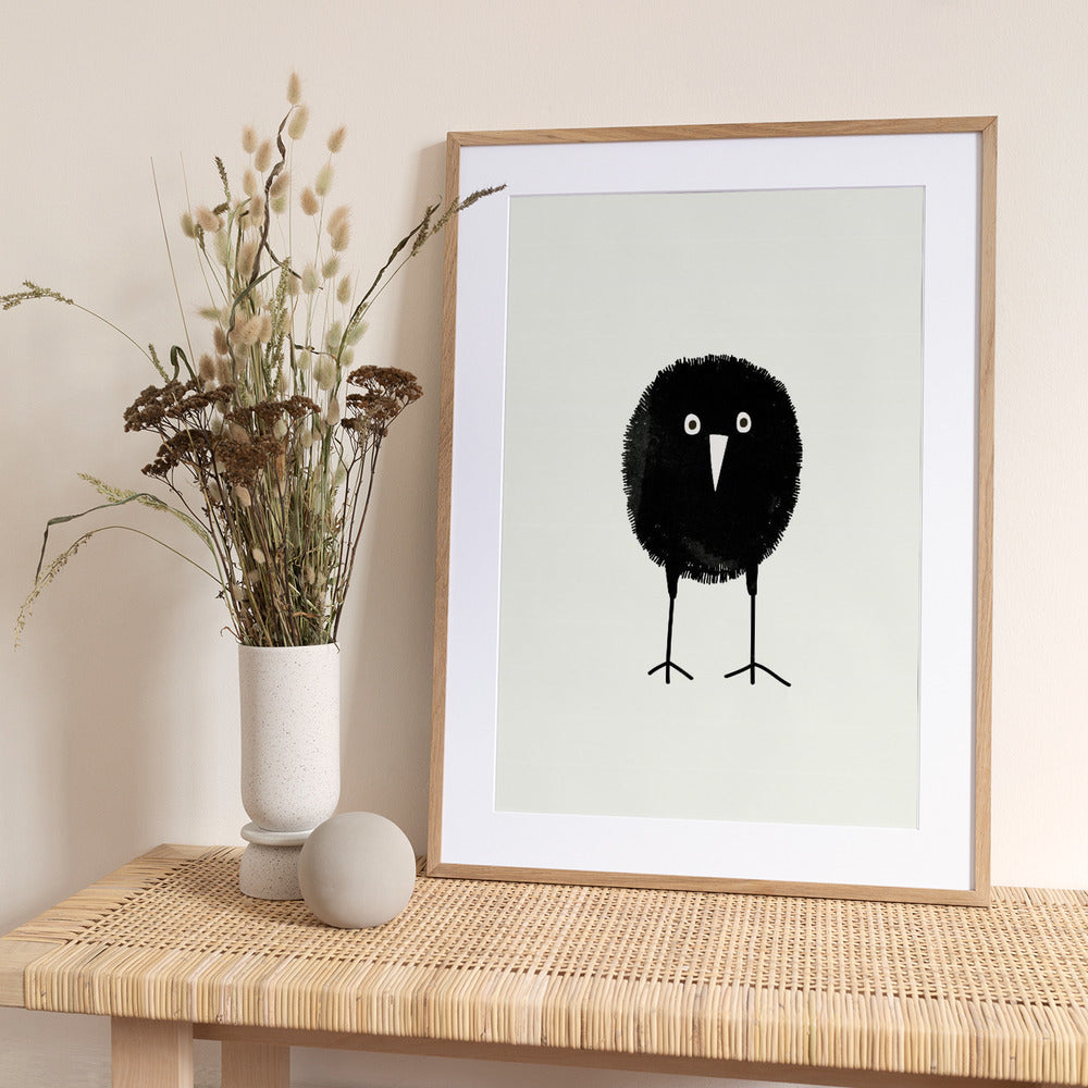 Little Blackbird - Art Print by Silvia Visscher