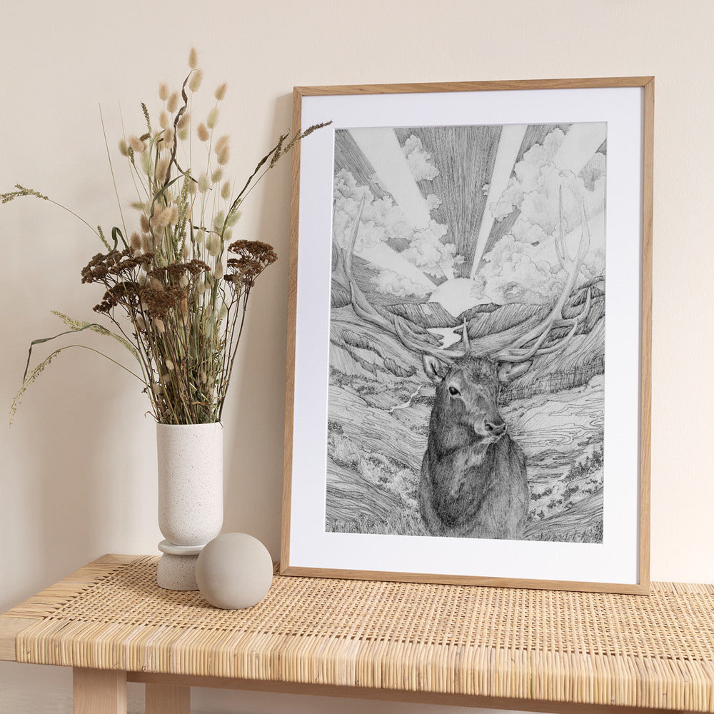 Rise With the Sun Original - Art Print by EC Mazur