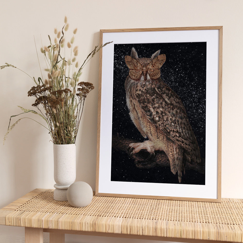 Camouflage and Stars Colour - Art Print by EC Mazur