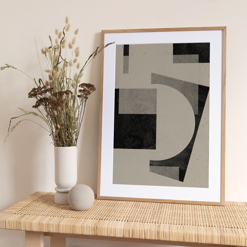 Geometric Whispers - Art Print by THE MIUUS STUDIO
