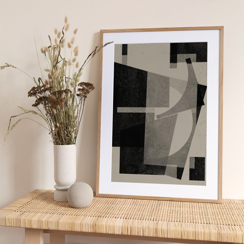 Geometric Shadows - Art Print by THE MIUUS STUDIO