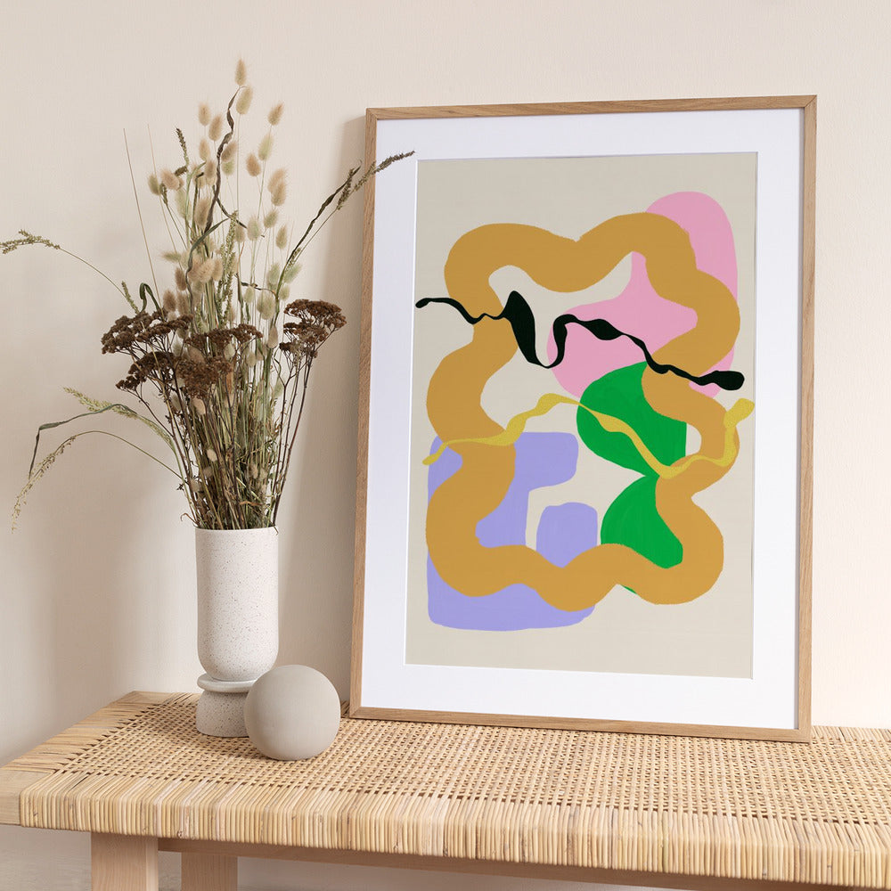 Colorful Whirl - Art Print by THE MIUUS STUDIO