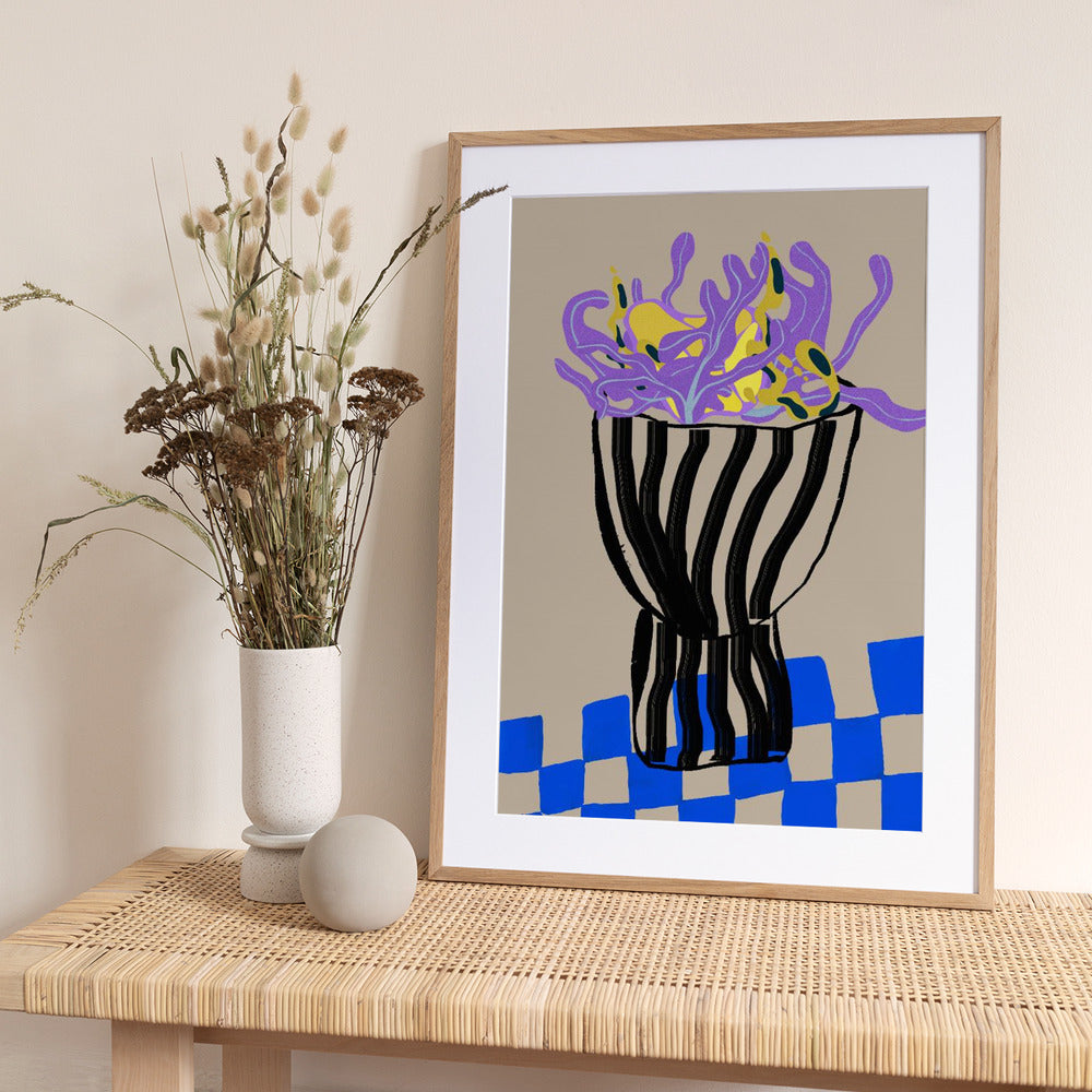 Whimsical Vase - Art Print by THE MIUUS STUDIO