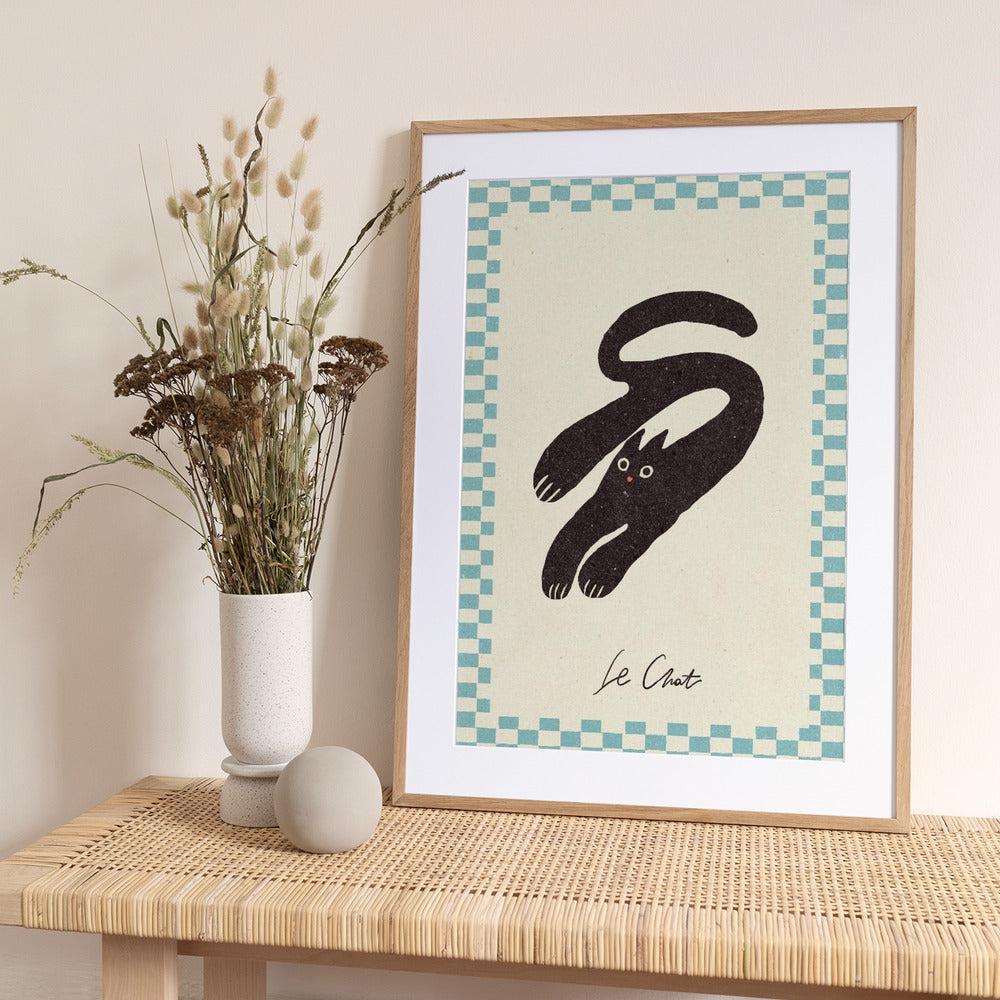 Le Chat - Art Print by NKTN