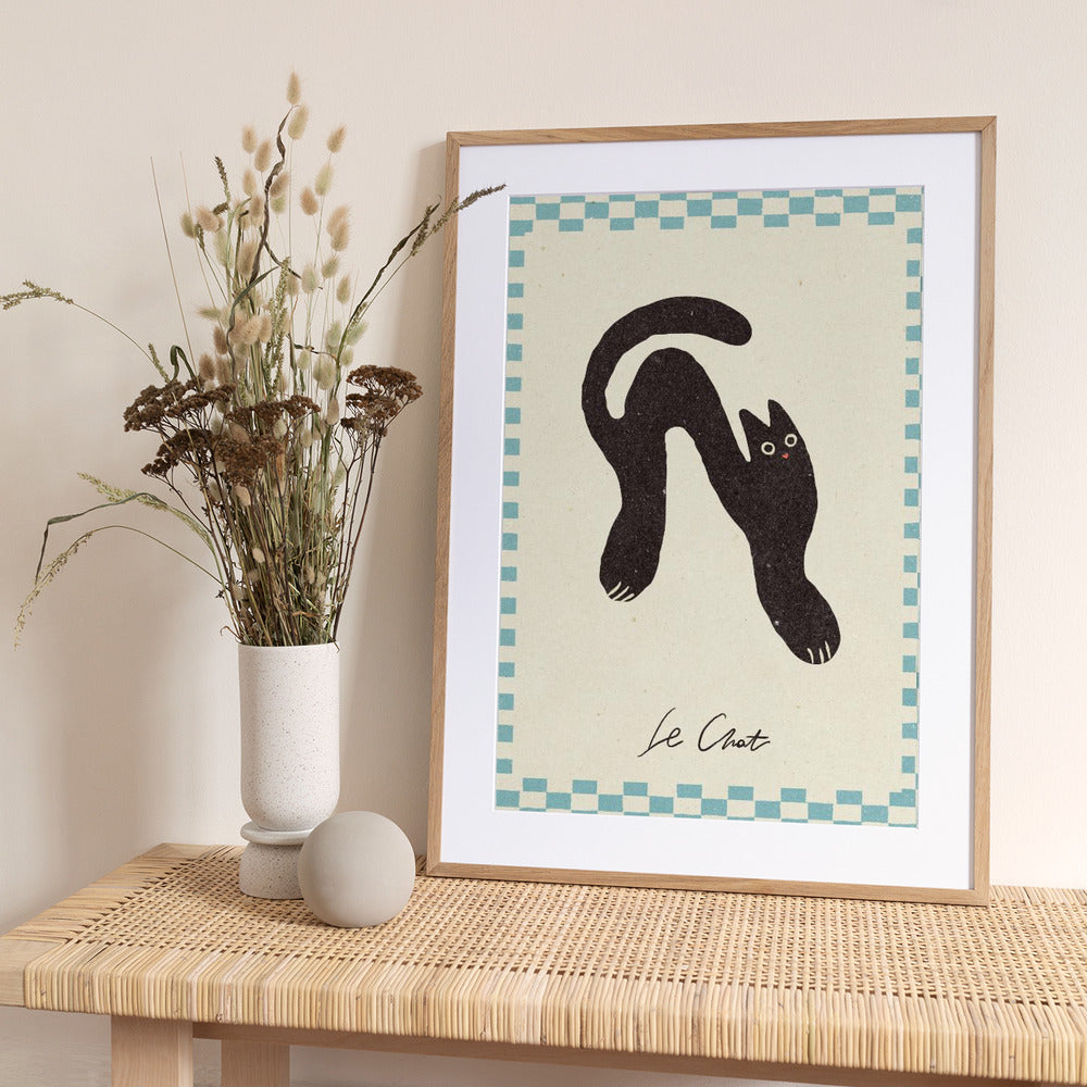 Le Chat - Art Print by NKTN