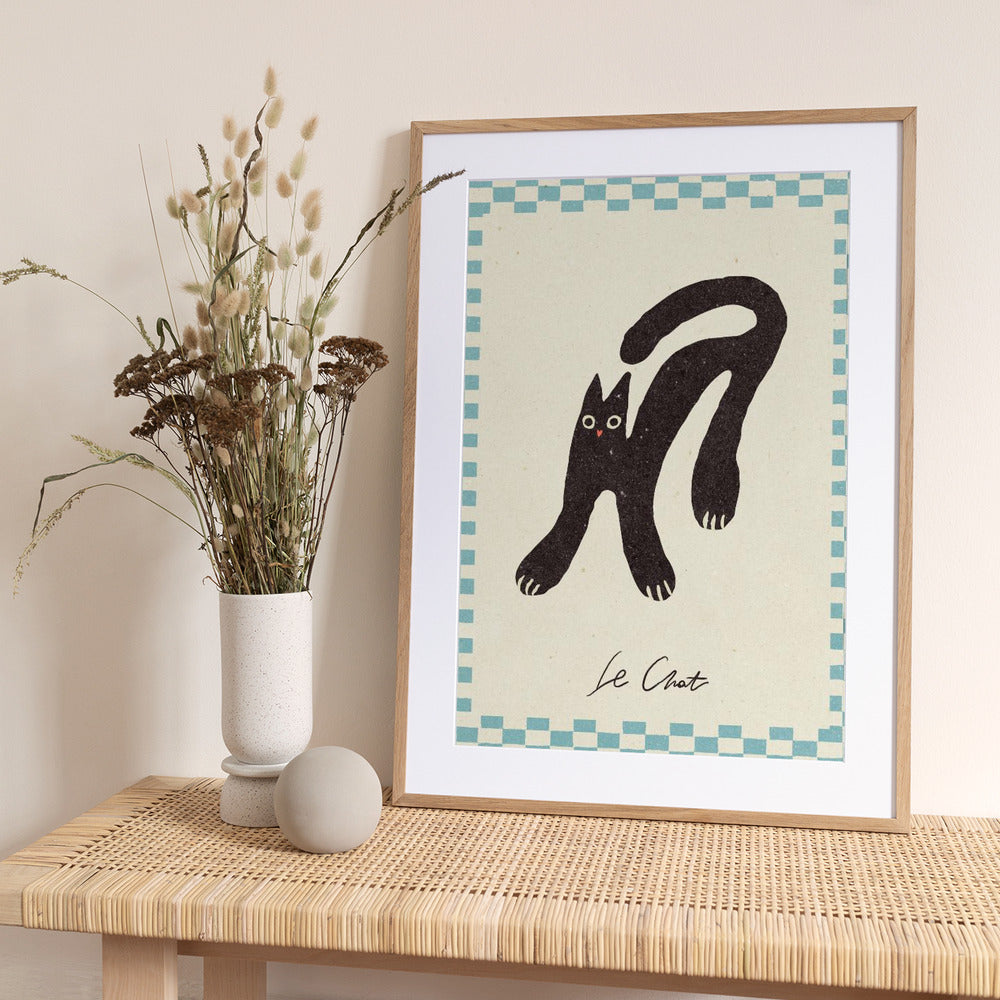 Le Chat - Art Print by NKTN