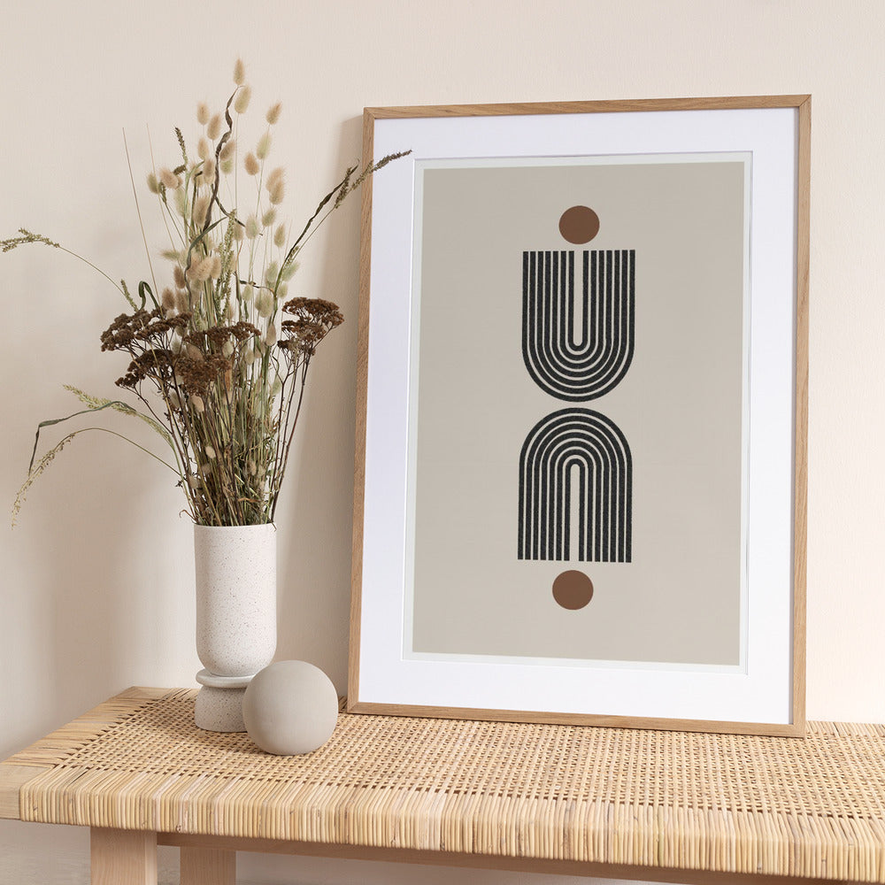 Symmetrical Curves - Art Print by THE MIUUS STUDIO