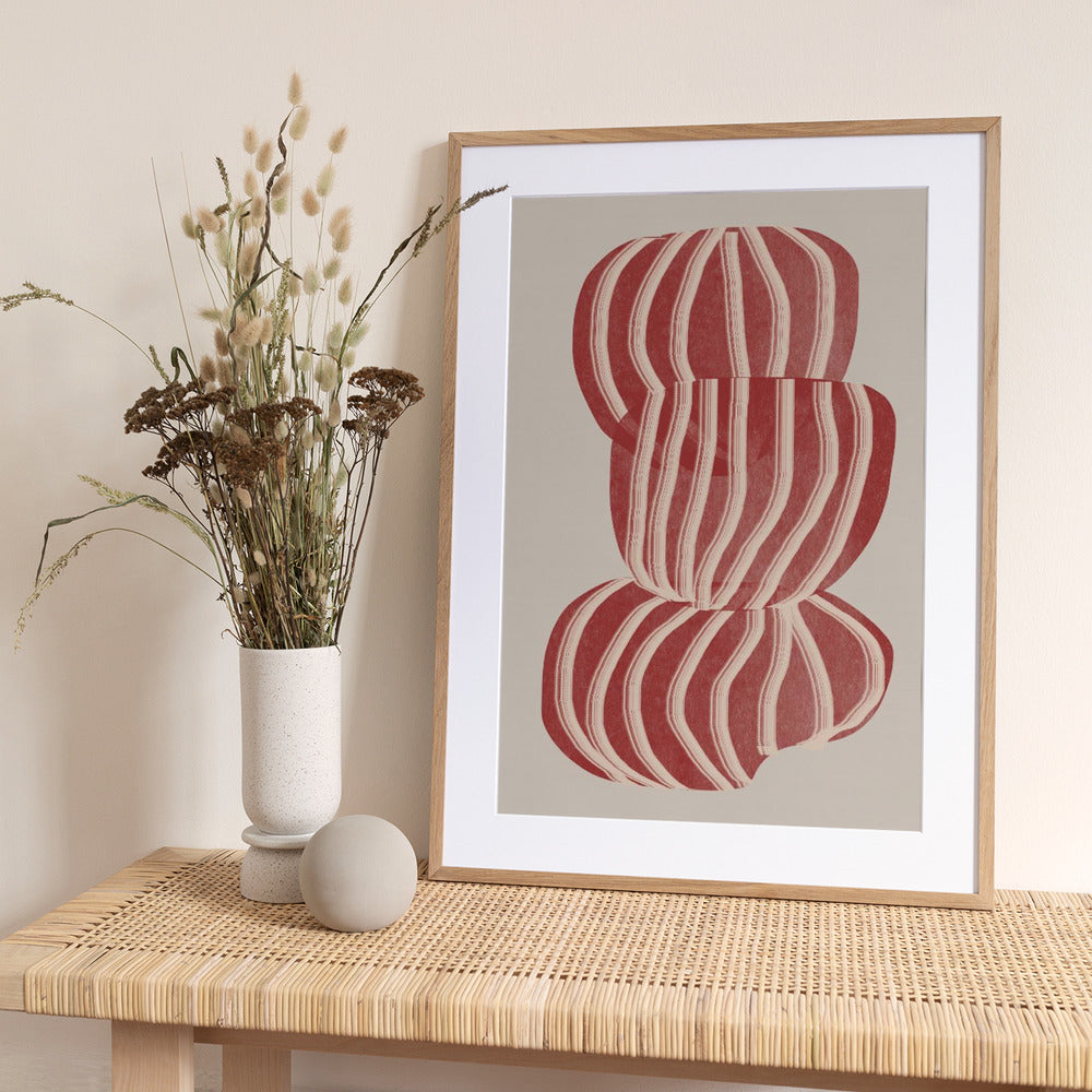 Striped Balance - Art Print by THE MIUUS STUDIO