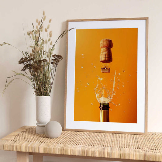 Light Prosecco - Art Print by Artem Pozdniakov