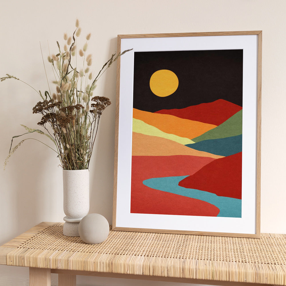 Minimalscape - Art Print by Nibera