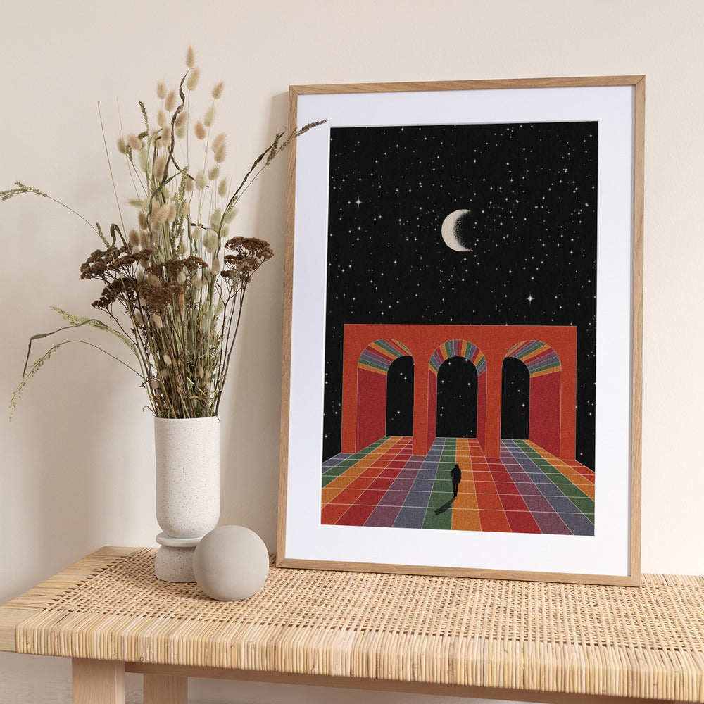 Triumphal Arch in Space - Art Print by Nibera