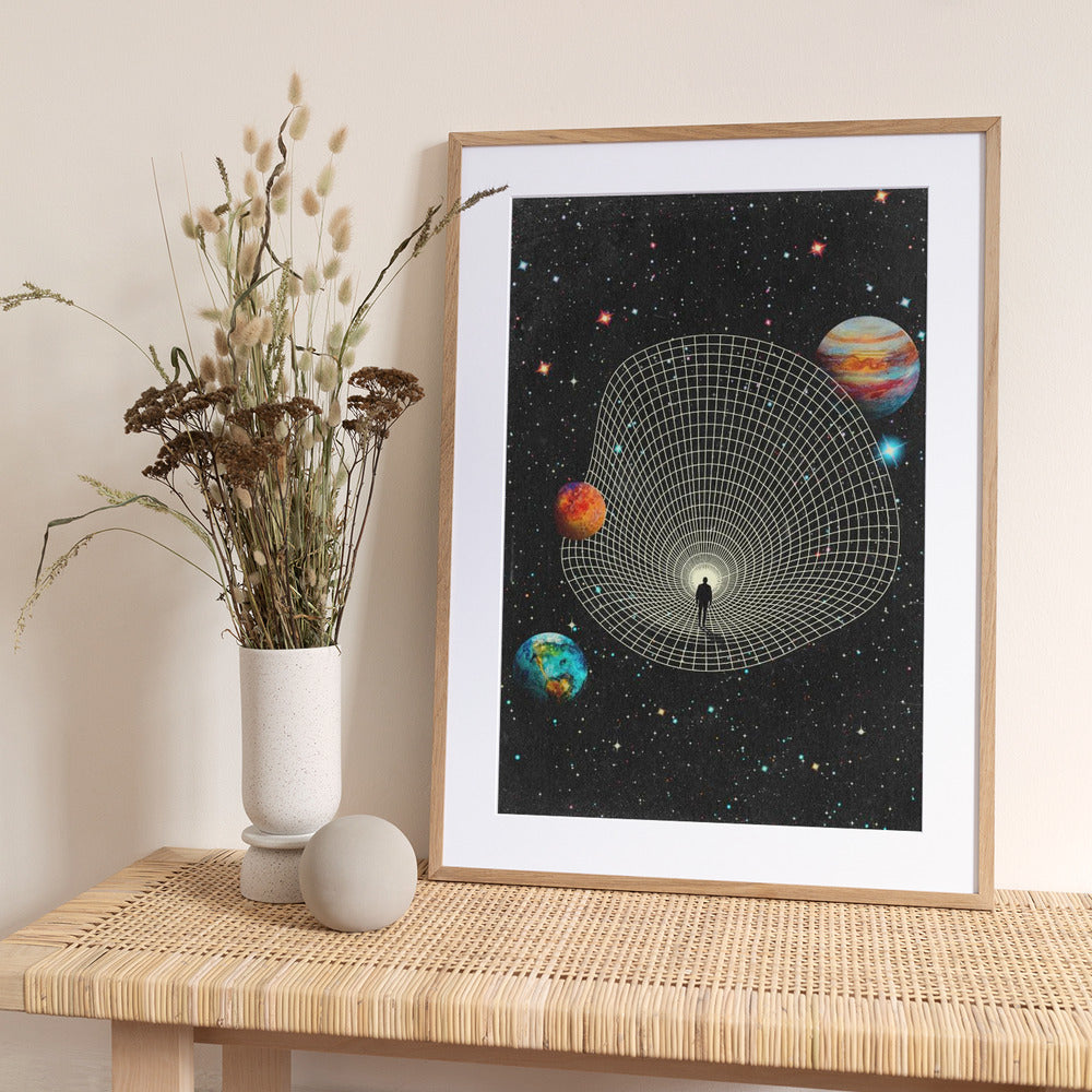 Abstract Space Portal - Art Print by Nibera