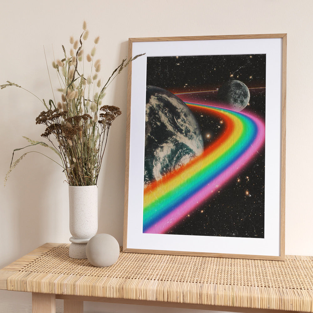 Space Rainbow - Art Print by Nibera