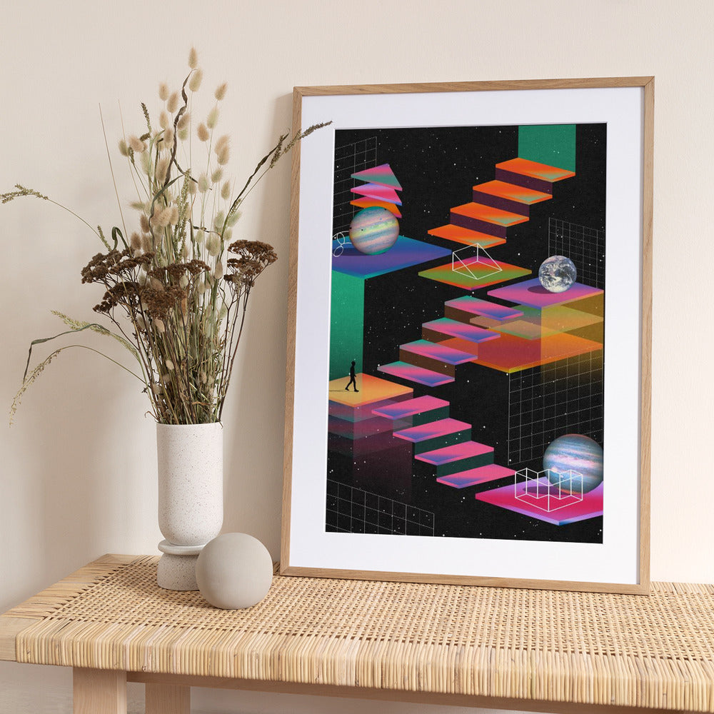 Game Levels - Art Print by Nibera