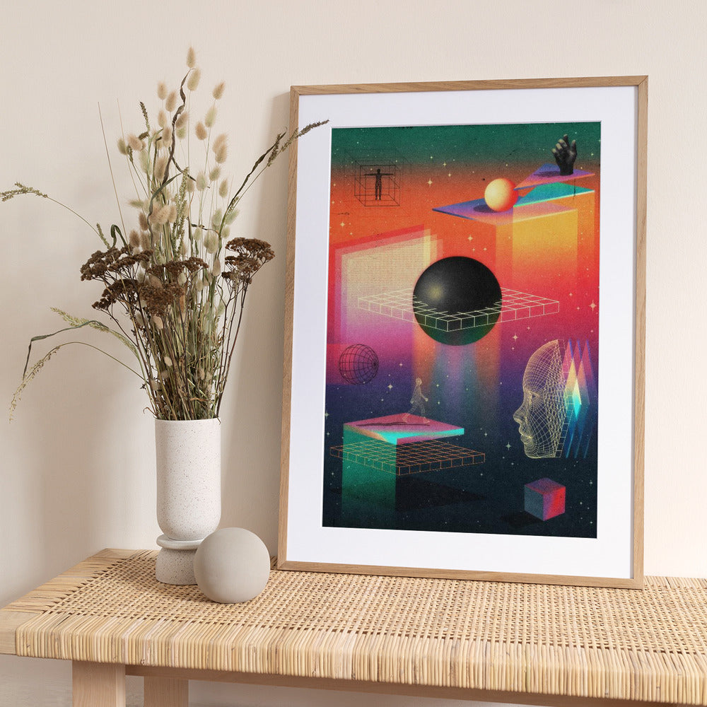 Between Dimensions - Art Print by Nibera