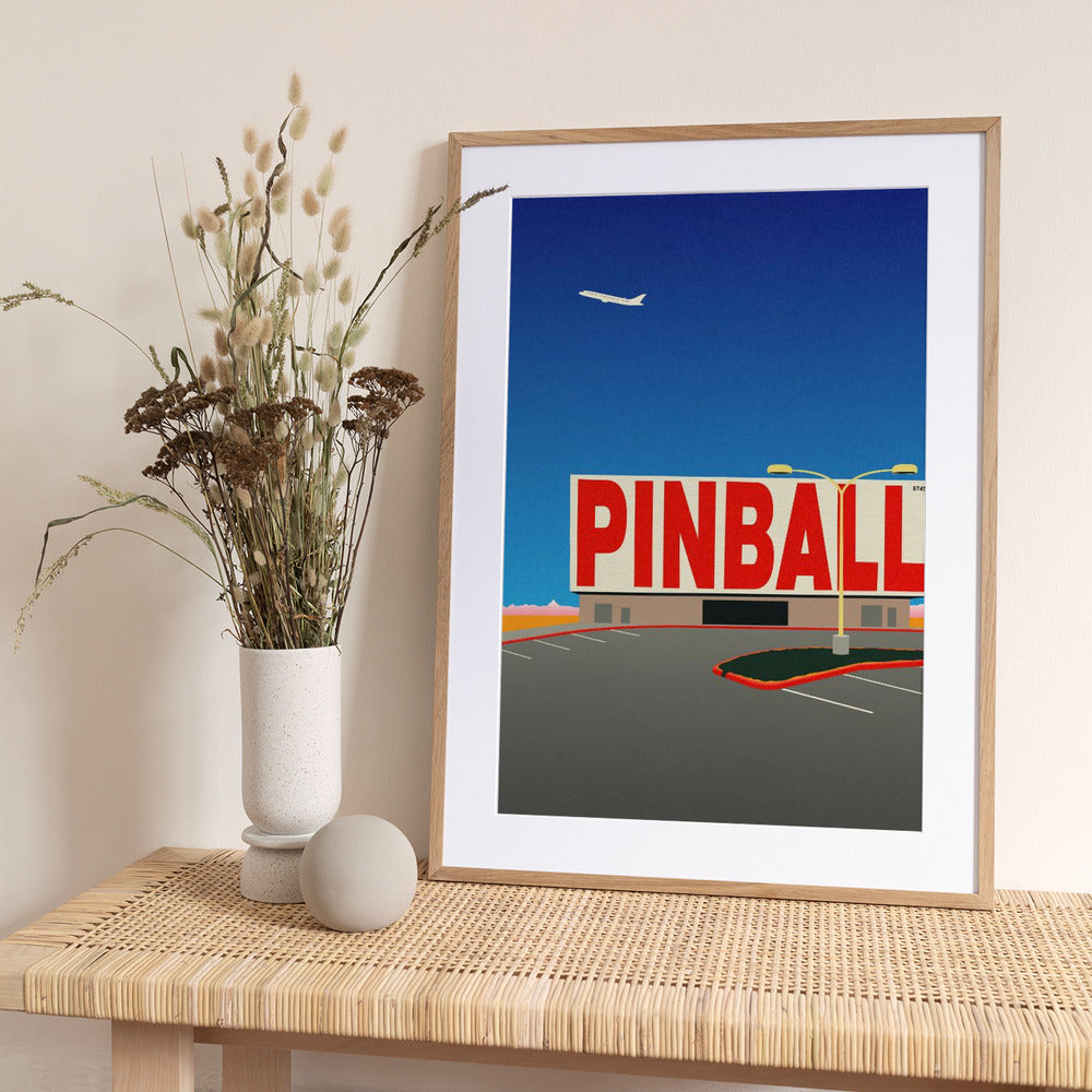 Las Vegas Pinball - Art Print by Rosi Feist
